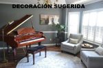 #111951 Piano MEHLIN & SONS, 1/4 de cola, Garantizado.