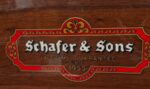 #602453 Piano SCHAFER & SONS Modelo  VS-40 Toca solo, Sistema Cassette.
