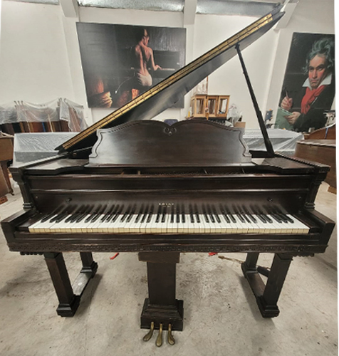 #68743 Piano ESTEY  1/4 de cola Chocolate.