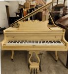 #34869 Piano CONWAY, Estilo Francés Marfil mate.