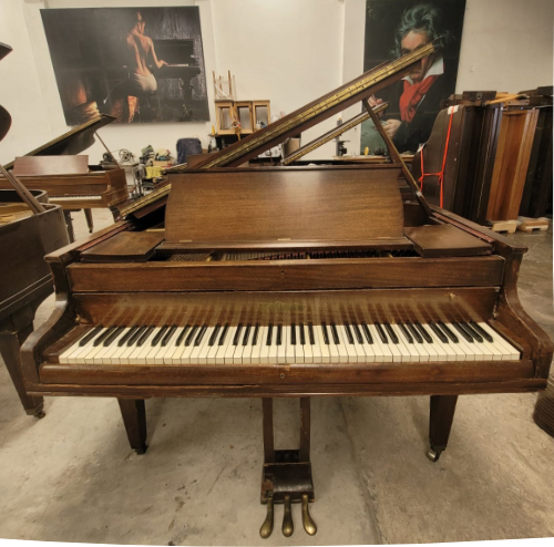 #128937 Piano CHECKERING 1/2 Cola 170 cms de Largo.